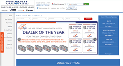 Desktop Screenshot of buycolonialcjd.com