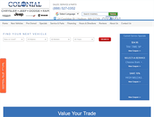 Tablet Screenshot of buycolonialcjd.com
